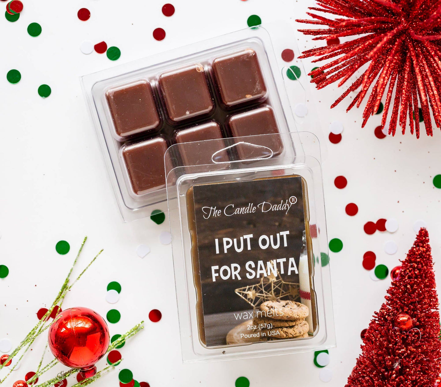 I Put Out For Santa - Funny Chocolate Chip Cooke Scented