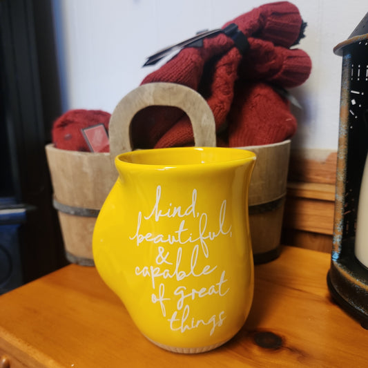 Kind, Beautiful & Capable Hand Warmer Coffee Mug