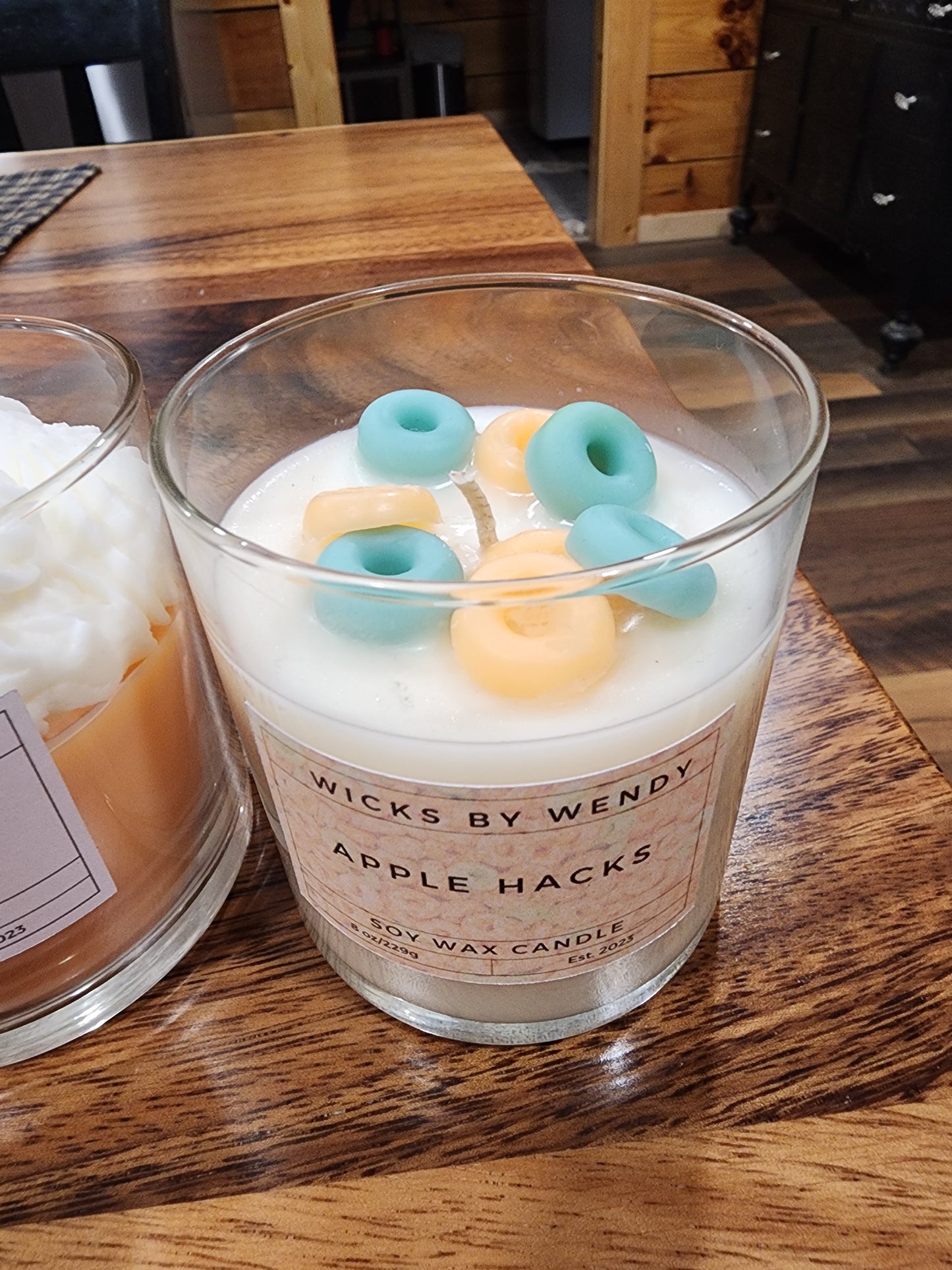 Apple Hacks Dessert candle