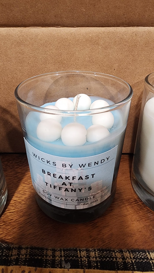 Breakfast at Tiffany's Dessert candle