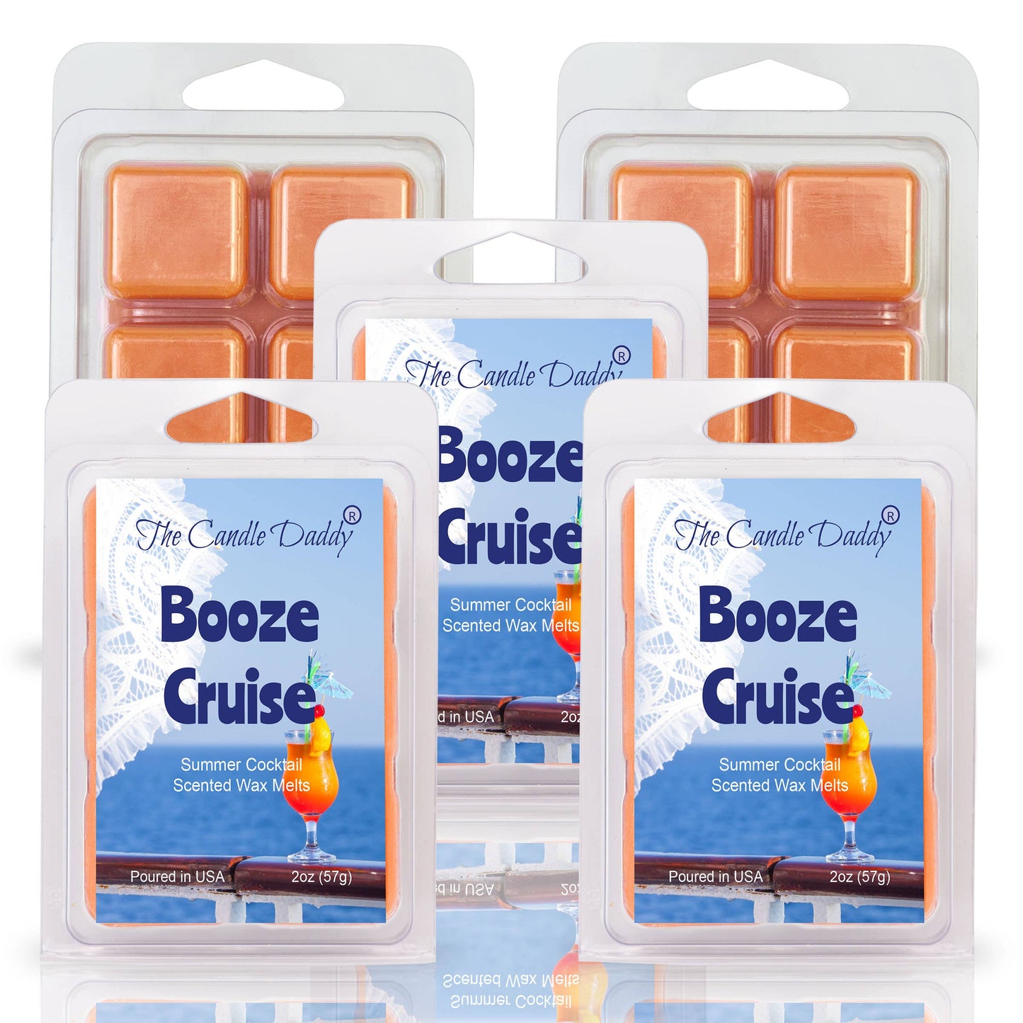 BOOZE CRUISE - SUMMER COCKTAIL SCENTED WAX MELT - 2OZ