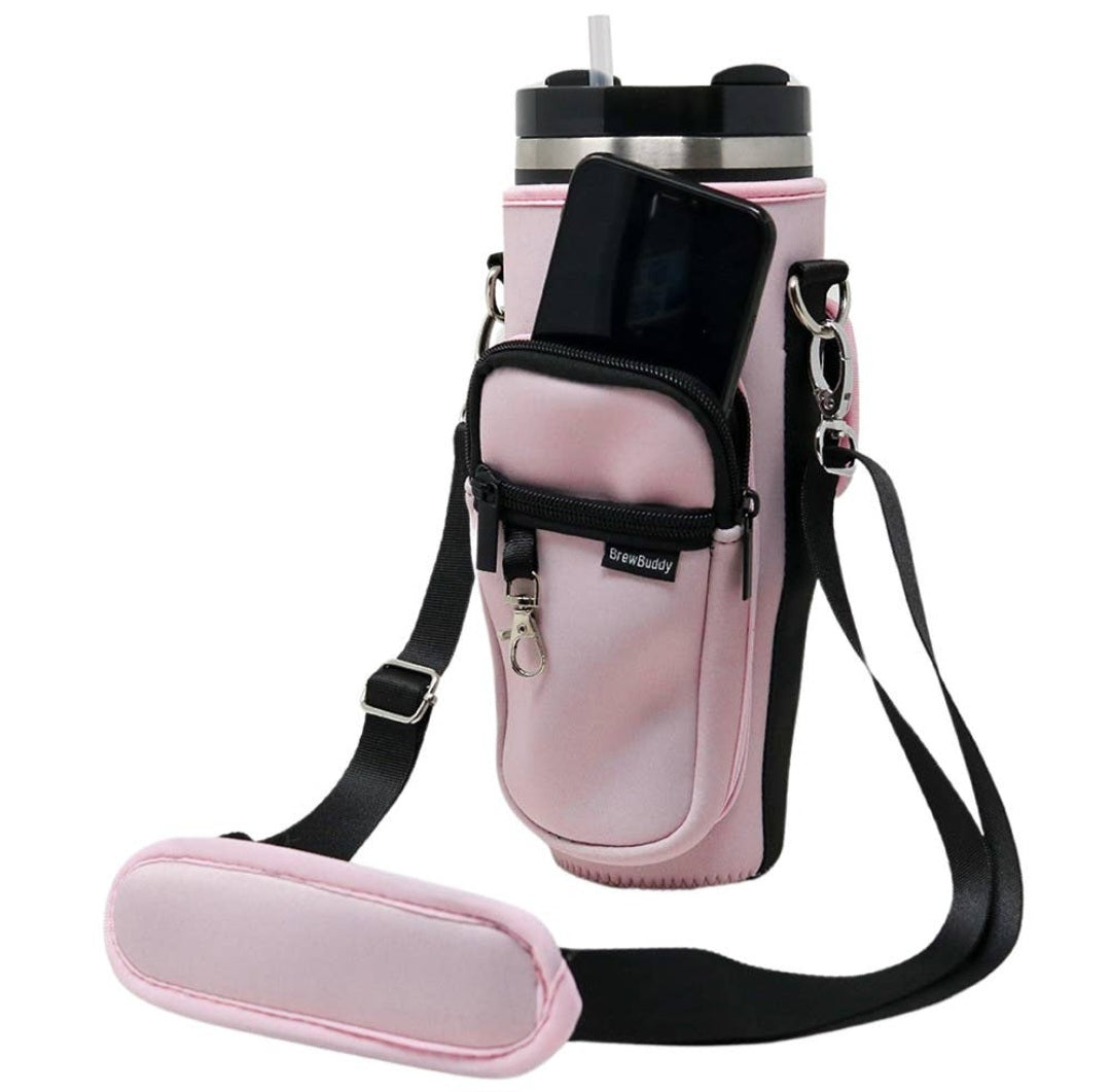 Light Pink Tumbler Cross Body Bag