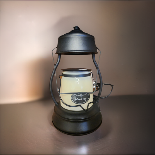 Black Electric Candle Warmer Lantern