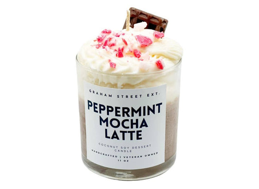 Peppermint Mocha Latte Candle